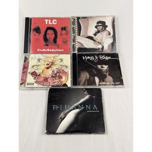 Lot of 6 Female Pop Hip-Hop Dance CDs – TLC, Mary J. Blige, P!nk, Rihanna, Adele
